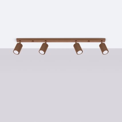 Brilagi - Spot CRESTO 4xGU10/10W/230V marron