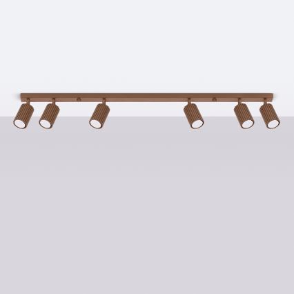 Brilagi - Spot CRESTO 6xGU10/10W/230V marron