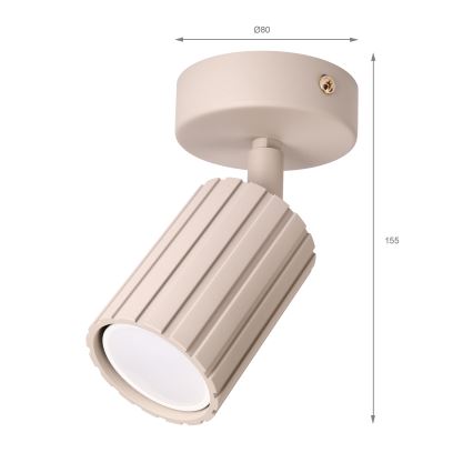 Brilagi - Spot CRISPINA 1xGU10/10W/230V beige