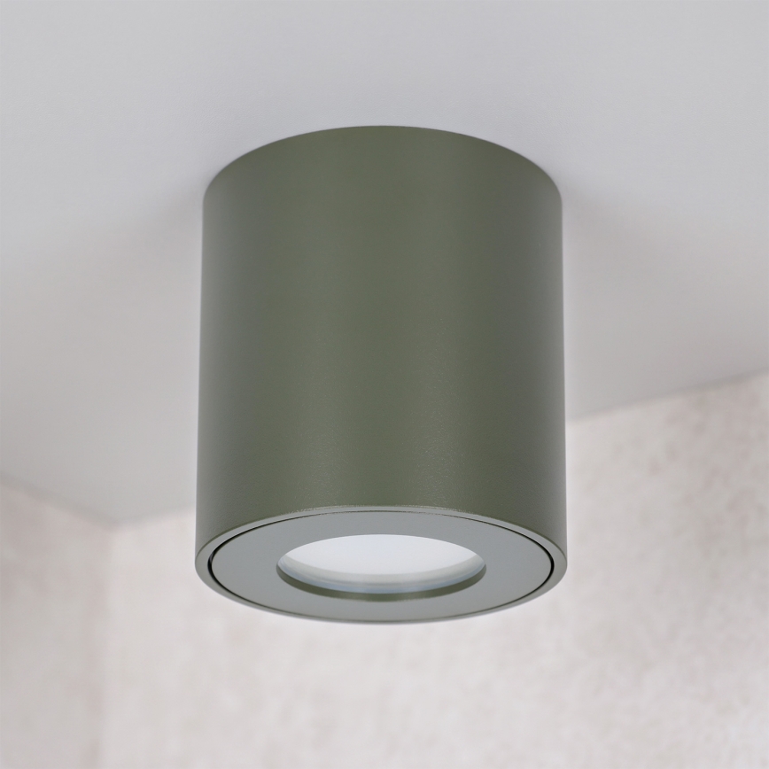 BRILAGI - Spot pour salle de bains MIA 1xGU10/30W/230V 60x82 mm 84x80 mm vert foncé IP54