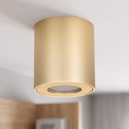 BRILAGI - Spot de salle de bains MIA 1xGU10/30W/230V 84x80 mm doré IP54