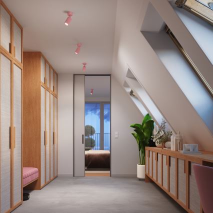 Brilagi - Spot d'éclairage CRESTO 1xGU10/10W/230V rose