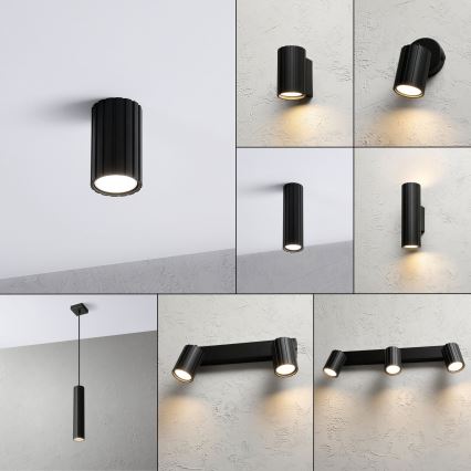 Brilagi - Spot d'éclairage CRISPINA 1xGU10/10W/230V 10 cm noir