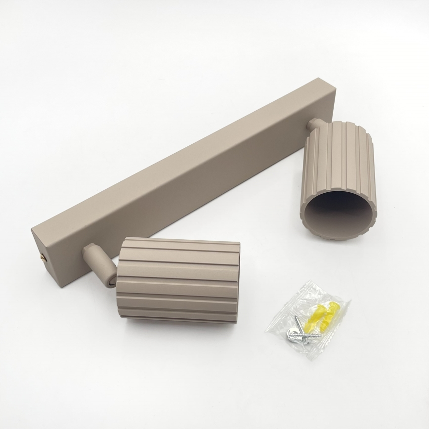 Brilagi - Spot d'éclairage CRISPINA 2xGU10/10W/230V beige