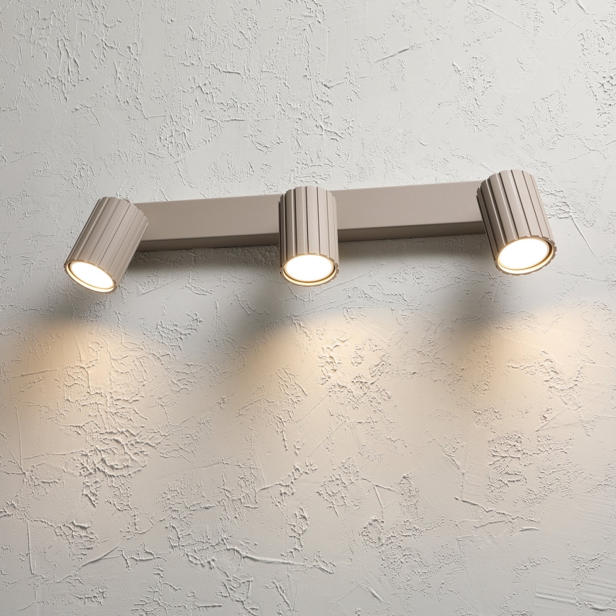Brilagi - Spot d'éclairage CRISPINA 3xGU10/10W/230V beige