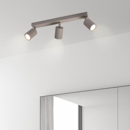Brilagi - Spot d'éclairage CRISPINA 3xGU10/10W/230V beige