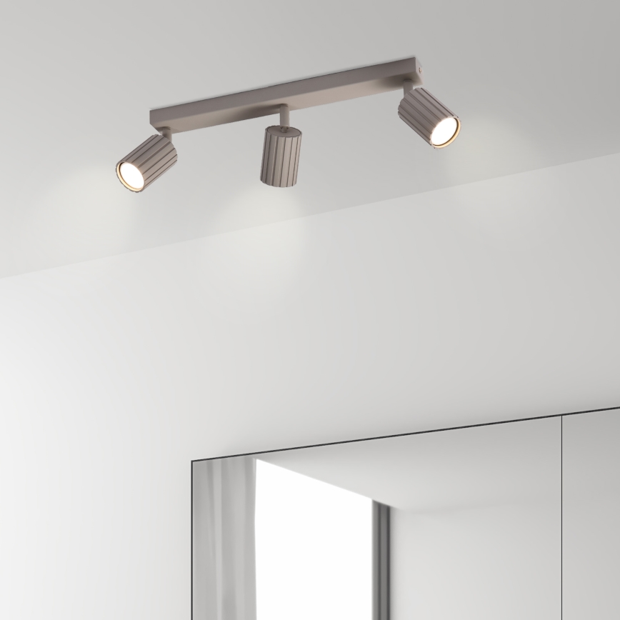 Brilagi - Spot d'éclairage CRISPINA 3xGU10/10W/230V beige