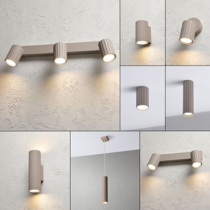 Brilagi - Spot d'éclairage CRISPINA 3xGU10/10W/230V beige