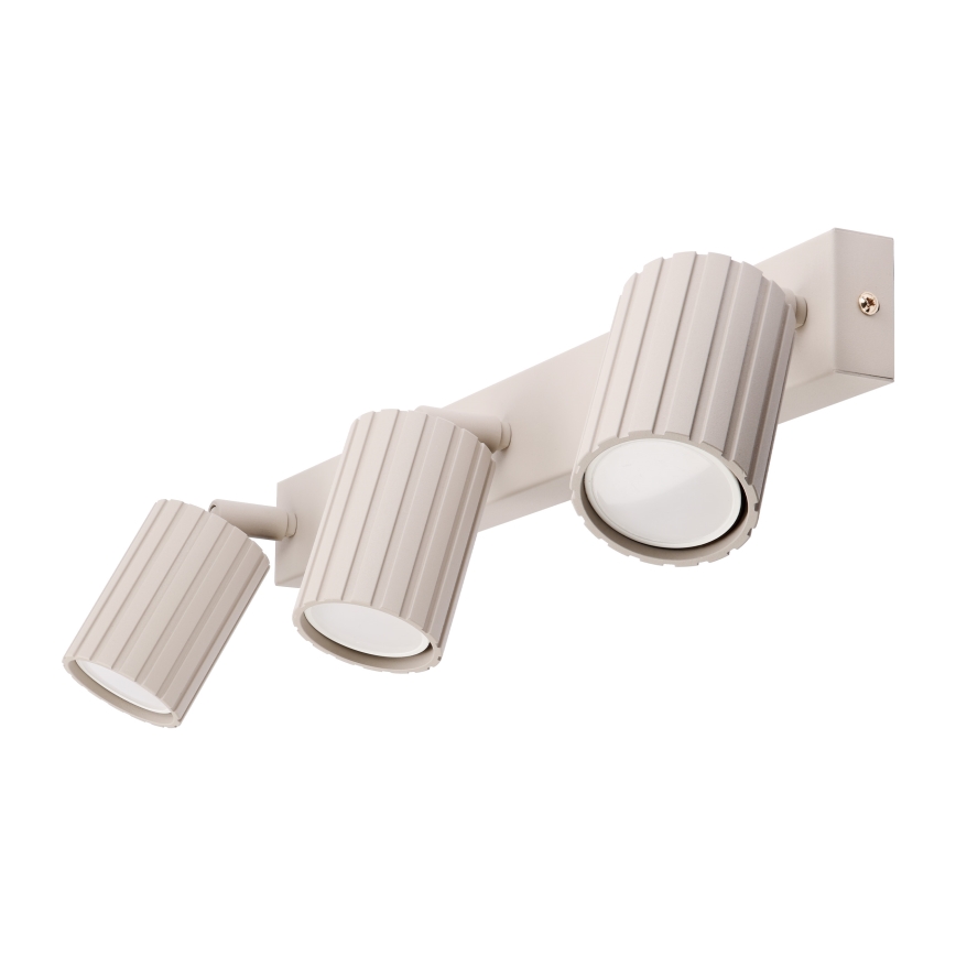 Brilagi - Spot d'éclairage CRISPINA 3xGU10/10W/230V beige