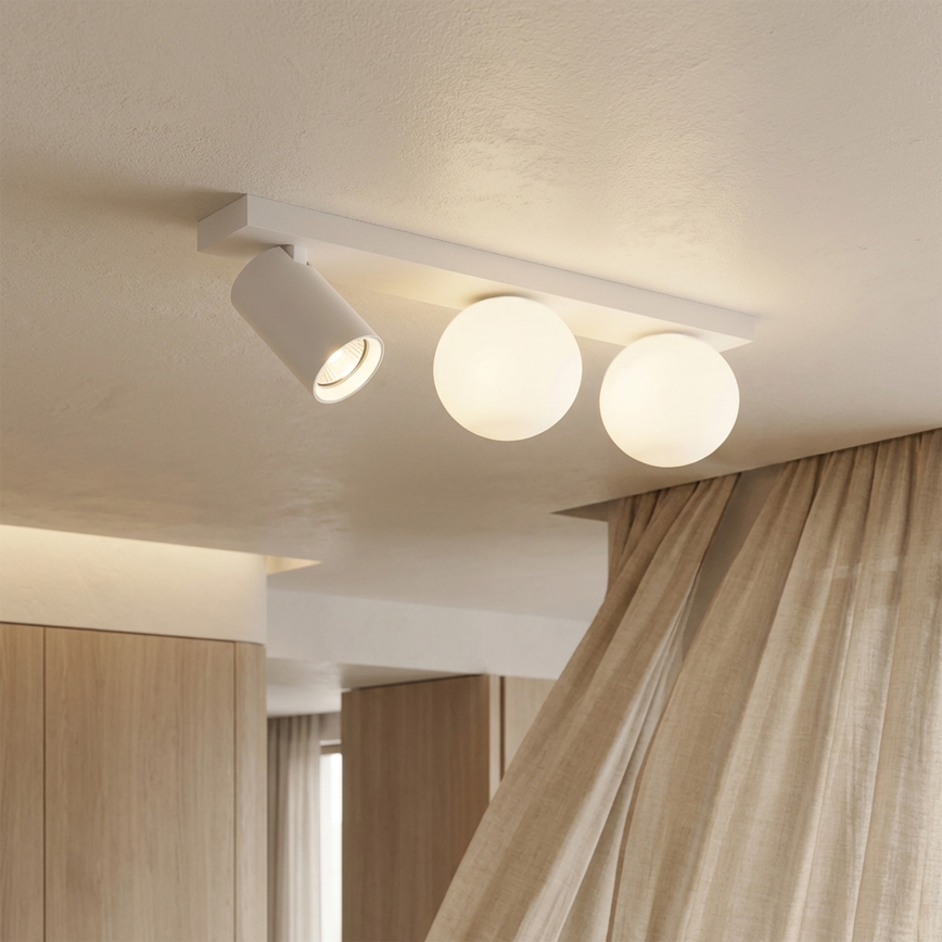 Brilagi - Spot d'éclairage SELE BALL 1xGU10/30W/230V + 2xG9/10W blanc