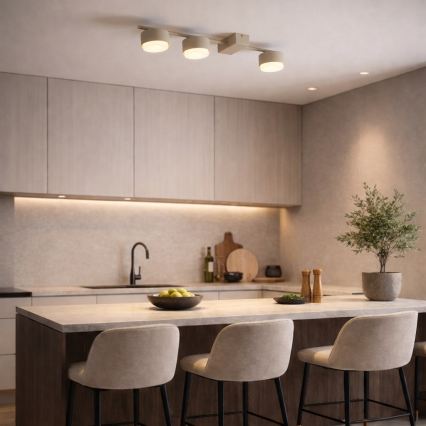 BRILAGI - Spot LED RGB+CCT dimmable MONO 3xGX53/14W/230V 2700-6500K Wi-Fi Tuya beige