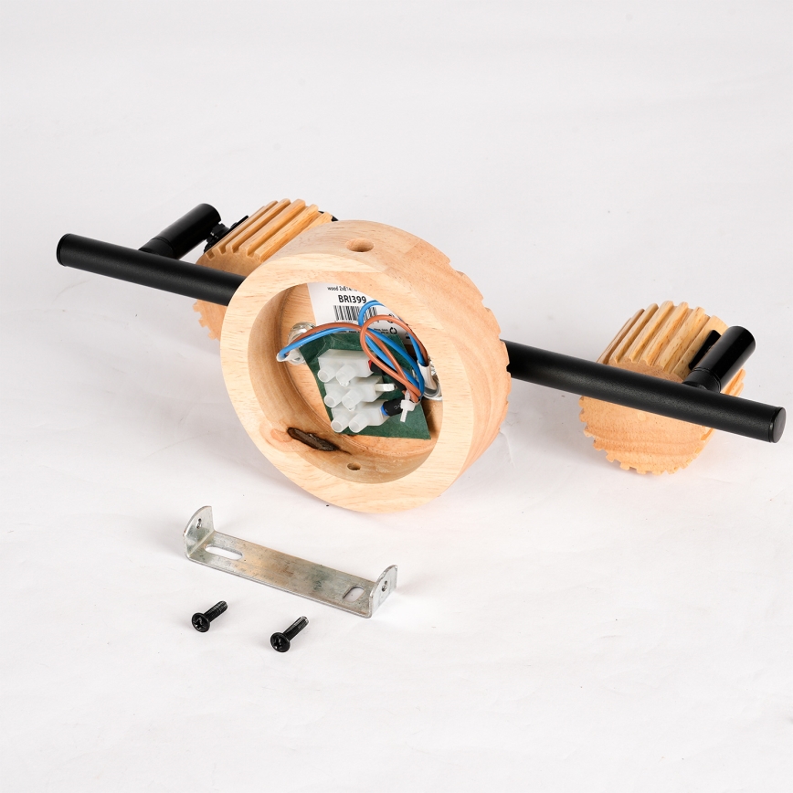 Brilagi - Spot HYGGE 2xE14/15W/230V bois/fumé