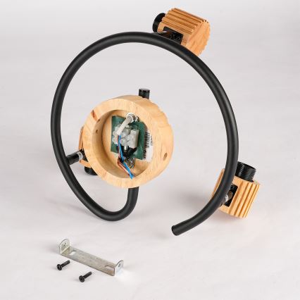 Brilagi - Spot HYGGE 3xE14/15W/230V hout/gerookt