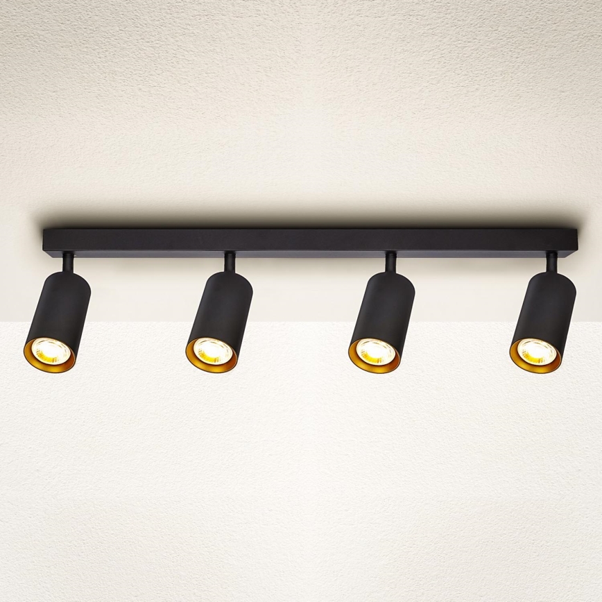 Brilagi - Spot LED à intensité variable SELE 4xGU10/6,5W/230V 2700-6500K noir/doré
