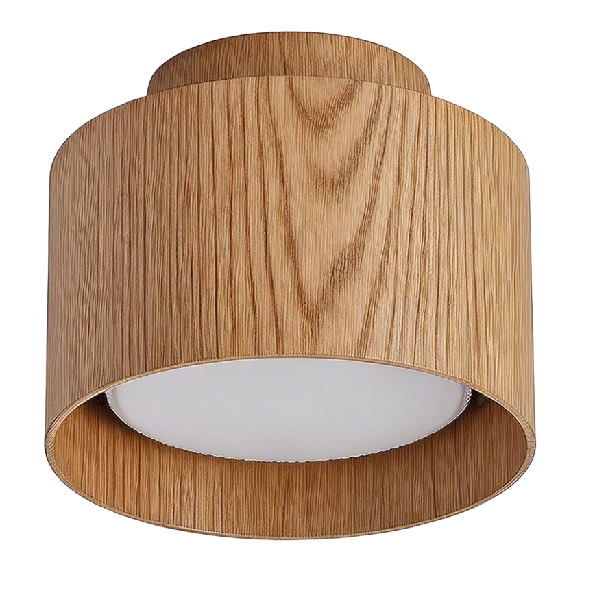 BRILAGI - Spot LED BACKLIT 1xGX53/15W/230V + LED/3W Ø 10 cm décor chêne