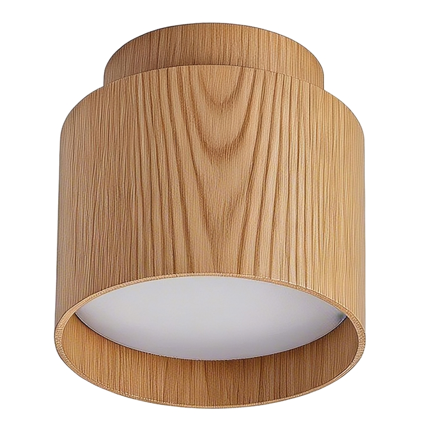 BRILAGI - Spot LED BACKLIT 1xGX53/15W/230V + LED/3W Ø 8 cm décor chêne