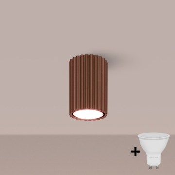 Brilagi - Spot LED CRESTO 1xGU10/10W/230V 10 cm brun