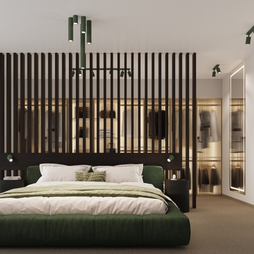 Brilagi - Spot LED CRESTO 1xGU10/10W/230V 10 cm vert