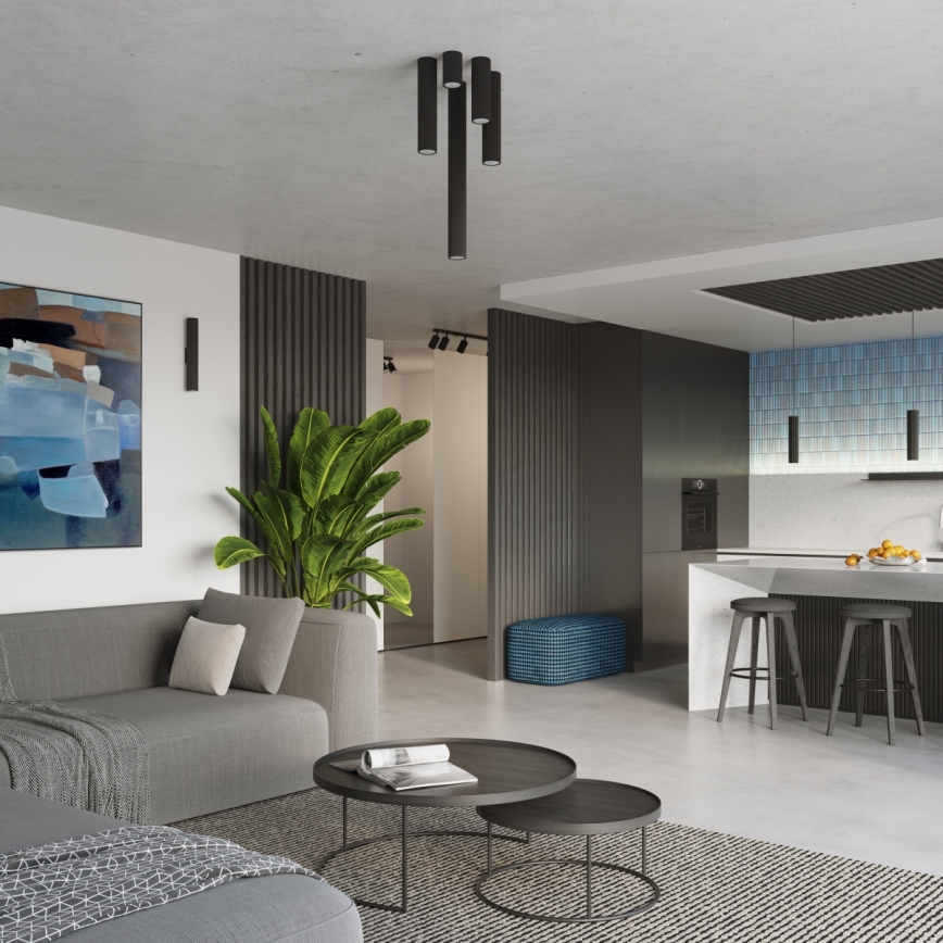 Brilagi - Spot LED CRESTO 1xGU10/10W/230V 20 cm noir