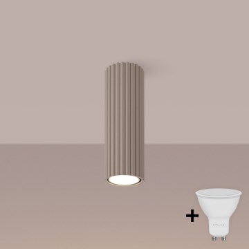 Brilagi - Spot LED CRESTO 1xGU10/10W/230V 20 cm taupe