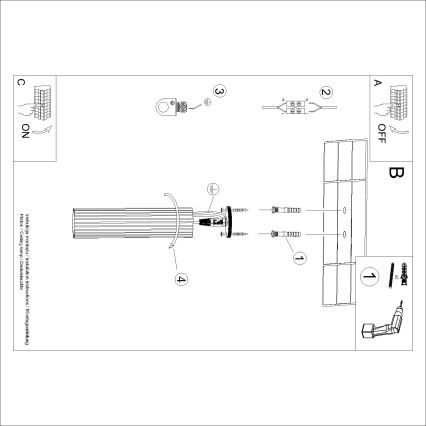 Brilagi - Spot LED CRESTO 1xGU10/10W/230V 30 cm blanc