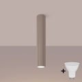 BRILAGI - Spot LED CRESTO 1xGU10/10W/230V 40 cm taupe