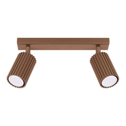 Brilagi - Spot LED CRESTO 2xGU10/10W/230V marron