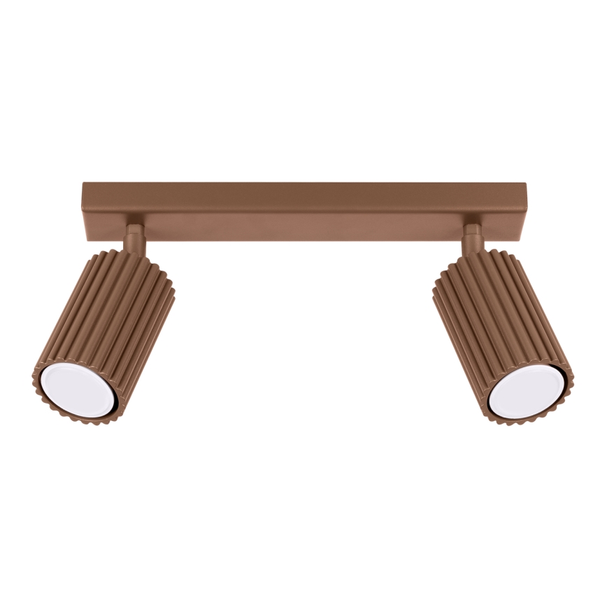 Brilagi - Spot LED CRESTO 2xGU10/10W/230V marron