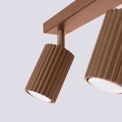 Brilagi - Spot LED CRESTO 2xGU10/10W/230V marron