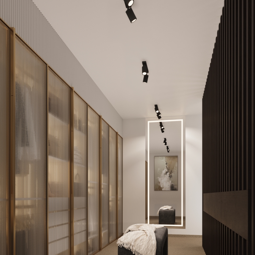 Brilagi - Spot LED CRESTO 3xGU10/10W/230V noir