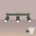 Brilagi - Spot LED CRESTO 3xGU10/10W/230V vert