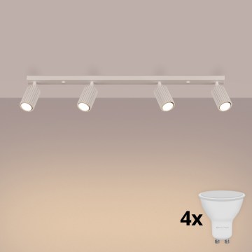 Brilagi - Spot LED CRESTO 4xGU10/10W/230V crème