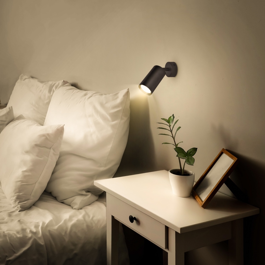 Brilagi - Spot LED RGBW dimmable SELE 1xGU10/4,8W/230V 3000K noir + télécommande
