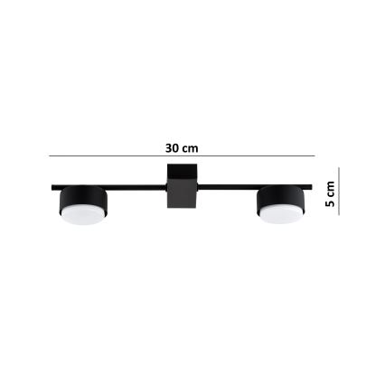 Brilagi - Spot LED MONO 2xGX53/30W/230V noir