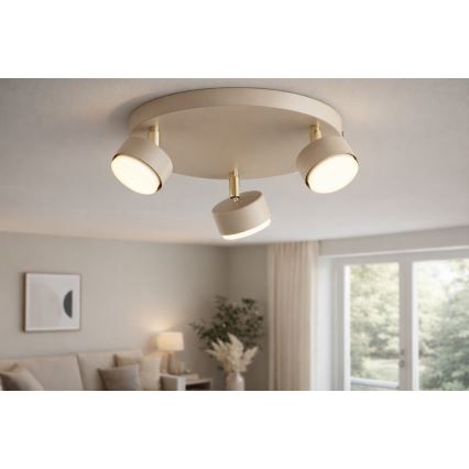 Brilagi - Spot LED MONO 3xGX53/30W/230V beige/doré