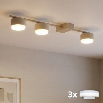 Brilagi - Spot LED MONO 3xGX53/30W/230V beige