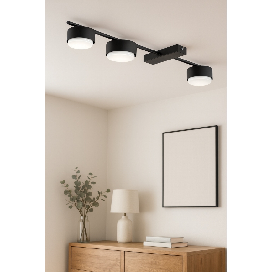 Brilagi - Spot LED RGB+CCT dimmable MONO 3xGX53/14W/230V 2700-6500K Wi-Fi Tuya noir