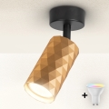 Brilagi - Spot LED RGBW à intensité réglable SELE DIAMANT 1xGU10/4,8W/230V doré + télécommande