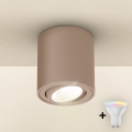Brilagi - Spot LED RGBW dimmable MIA 1xGU10/4,8 W/230 V 3000 K 84 x 80 mm beige + télécommande
