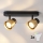 Brilagi - Spot LED RGBW dimmable NUGGET 2xGU10/4,8W/230V 3000K noir/or + télécommande