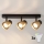 Brilagi - Spot LED RGBW dimmable NUGGET 3xGU10/4,8W/230V noir/doré