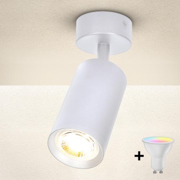 Brilagi - Spot LED RGBW dimmable SELE 1xGU10/6W/230V 3000K blanc + télécommande