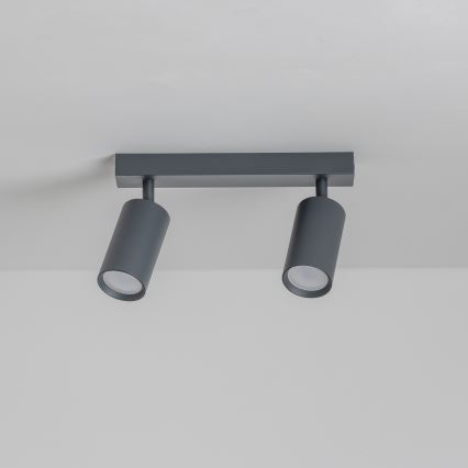 Brilagi - Spot LED RGBW dimmable SELE 2xGU10/6W/230V 3000K anthracite + télécommande