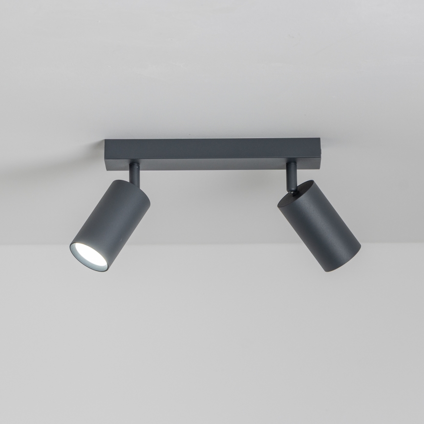 Brilagi - Spot LED RGBW dimmable SELE 2xGU10/6W/230V 3000K anthracite + télécommande