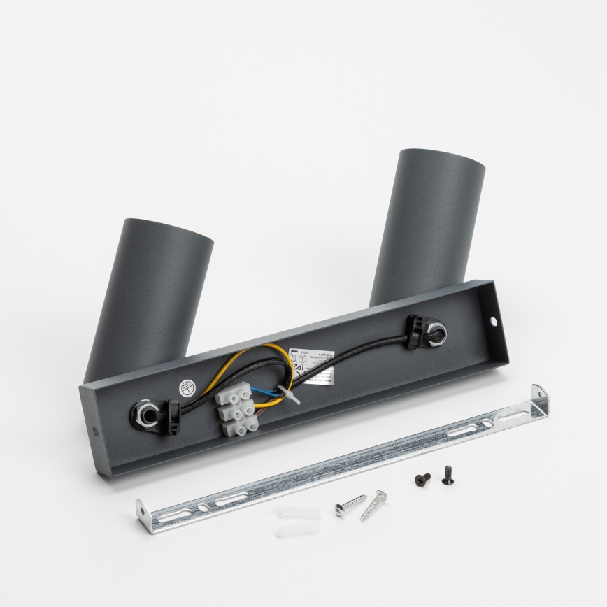 Brilagi - Spot LED RGBW dimmable SELE 2xGU10/6W/230V 3000K anthracite + télécommande