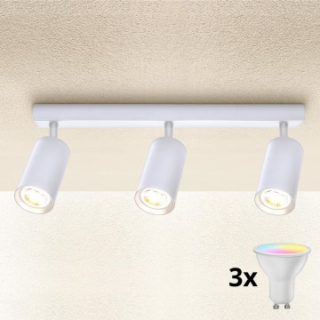 Brilagi - Spot LED RGBW dimmable SELE 3xGU10/6W/230V 3000K blanc