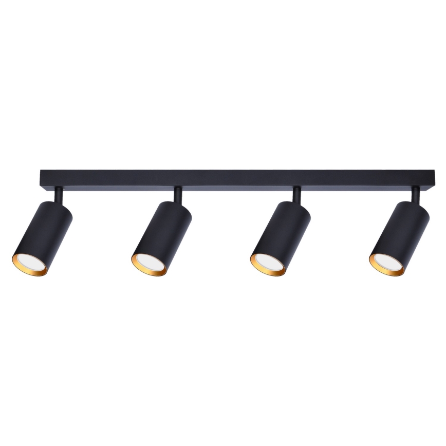 Brilagi - Spot LED RGBW dimmable SELE 4xGU10/6W/230V 3000K noir/doré + télécommande