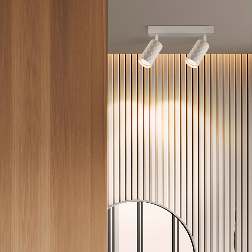 Brilagi - Spot LED RGBW dimmable SELE DIAMANT 2xGU10/6,5W/230V 2700-6500K Wi-Fi blanc