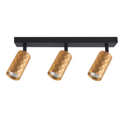 Brilagi - Spot LED RGBW dimmable SELE DIAMANT 3xGU10/6W/230V 3000K Wi-Fi doré