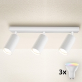 Brilagi - Spot LED RGBW dimmable SELE MODERN 3xGU10/4,8W/230V 3000K blanc + télécommande